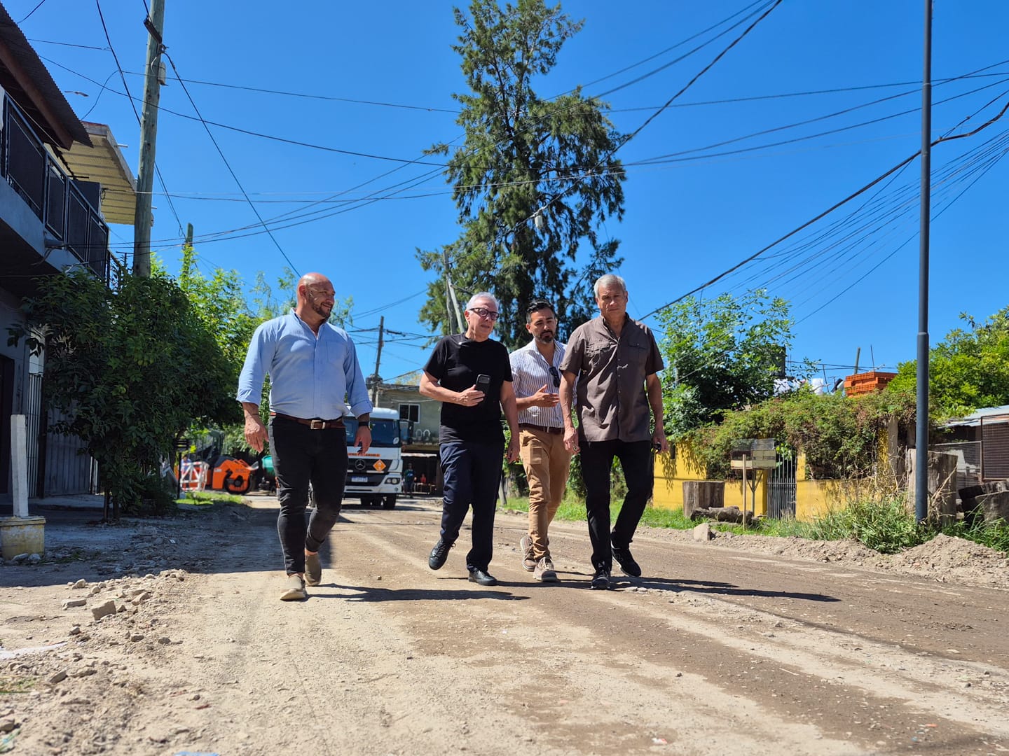 Tigre avanza con el plan de asfaltos en Don Torcuato