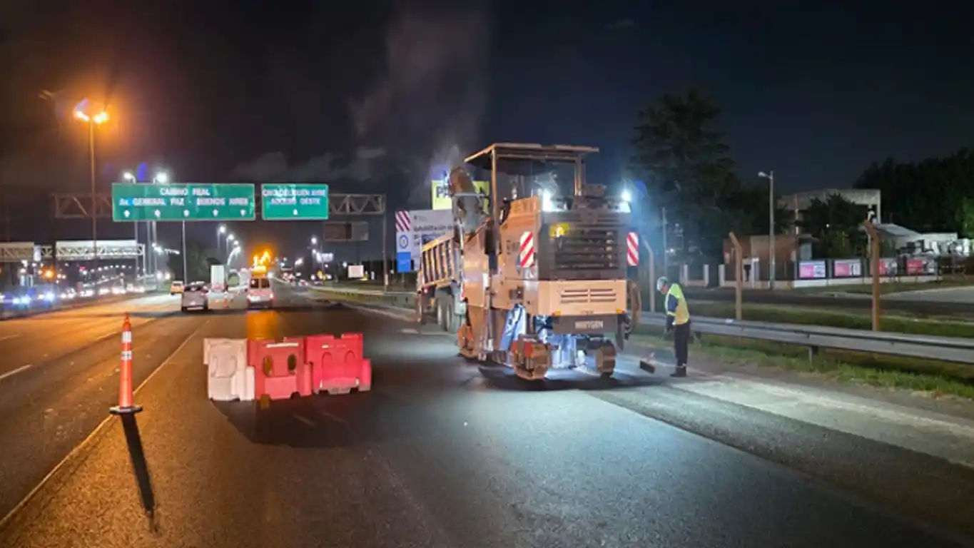 Autopistas del Sol finalizó obras de repavimentación en Acceso Norte