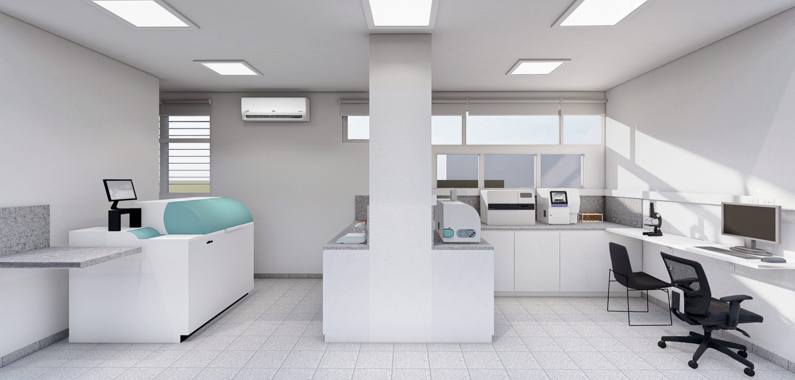 Presentaron el nuevo laboratorio de bacteriología en el Hospital Houssay