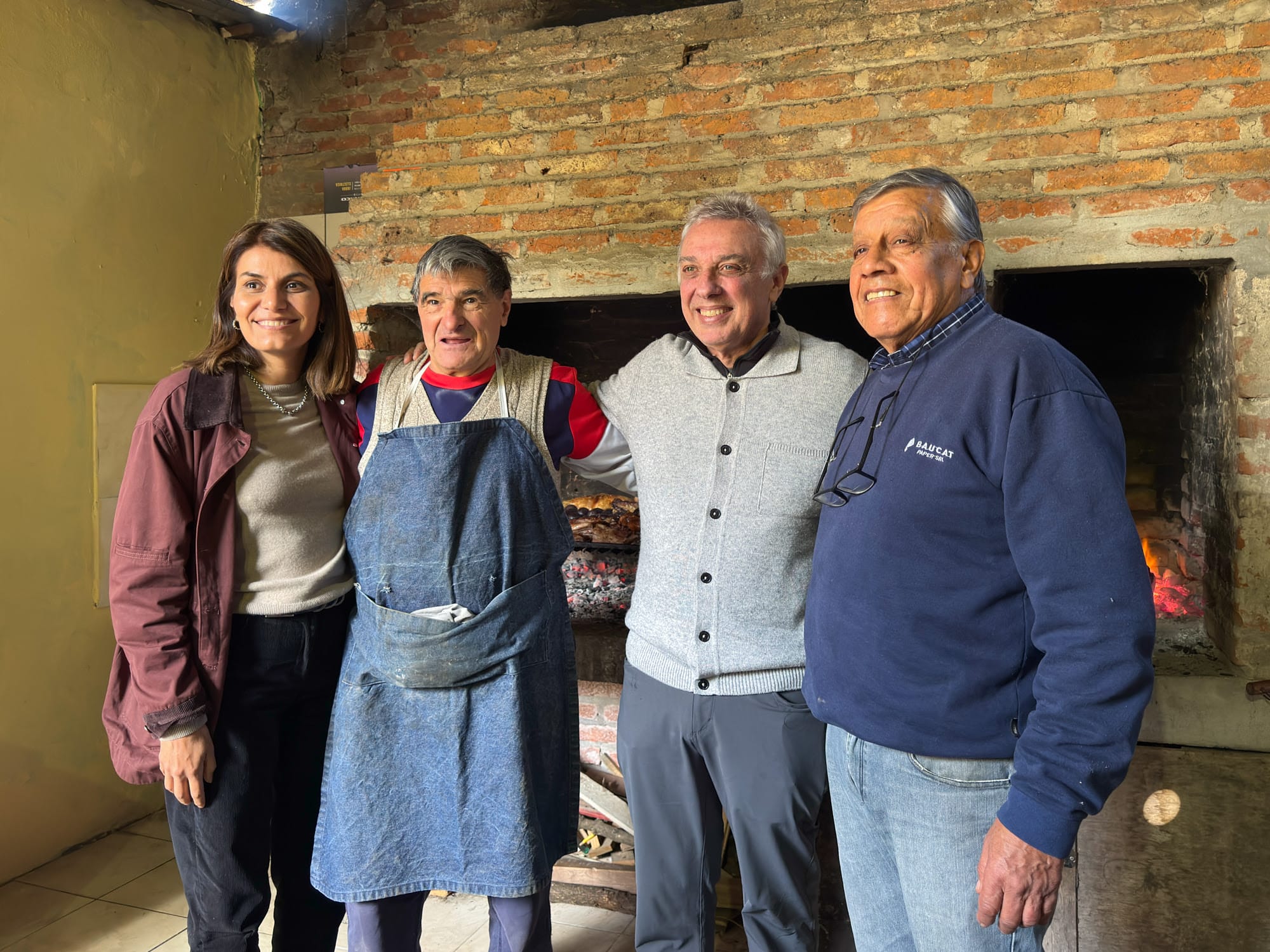 Julio Zamora en el aniversario del Centro de Jubilados Santa Marta 