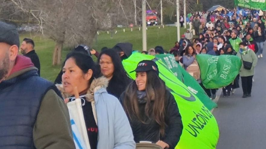 ATE movilizó a Chapadmalal en rechazo a su privatización y contra los despidos