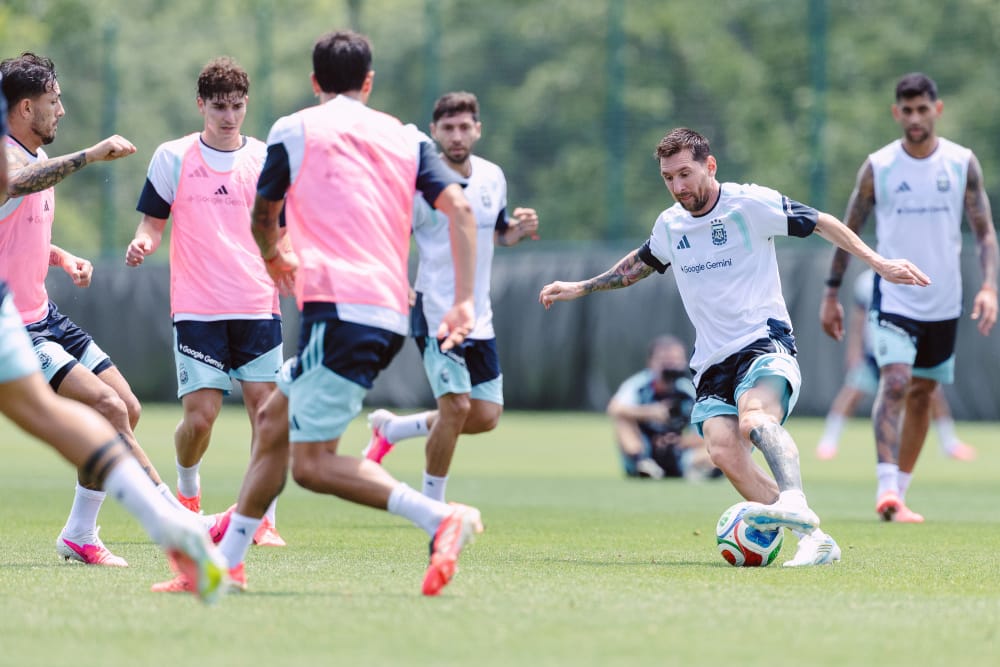 Este sábado, la Selección con actividades en el predio Compass Minerals de Sporting Kansas. 