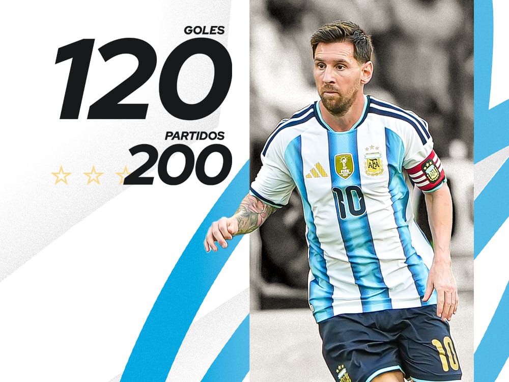 Messi llegó a 120 goles y se convirtió en el goleador más longevo de la Selección