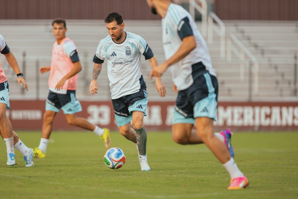 La Selección Argentina volvió a entrenarse