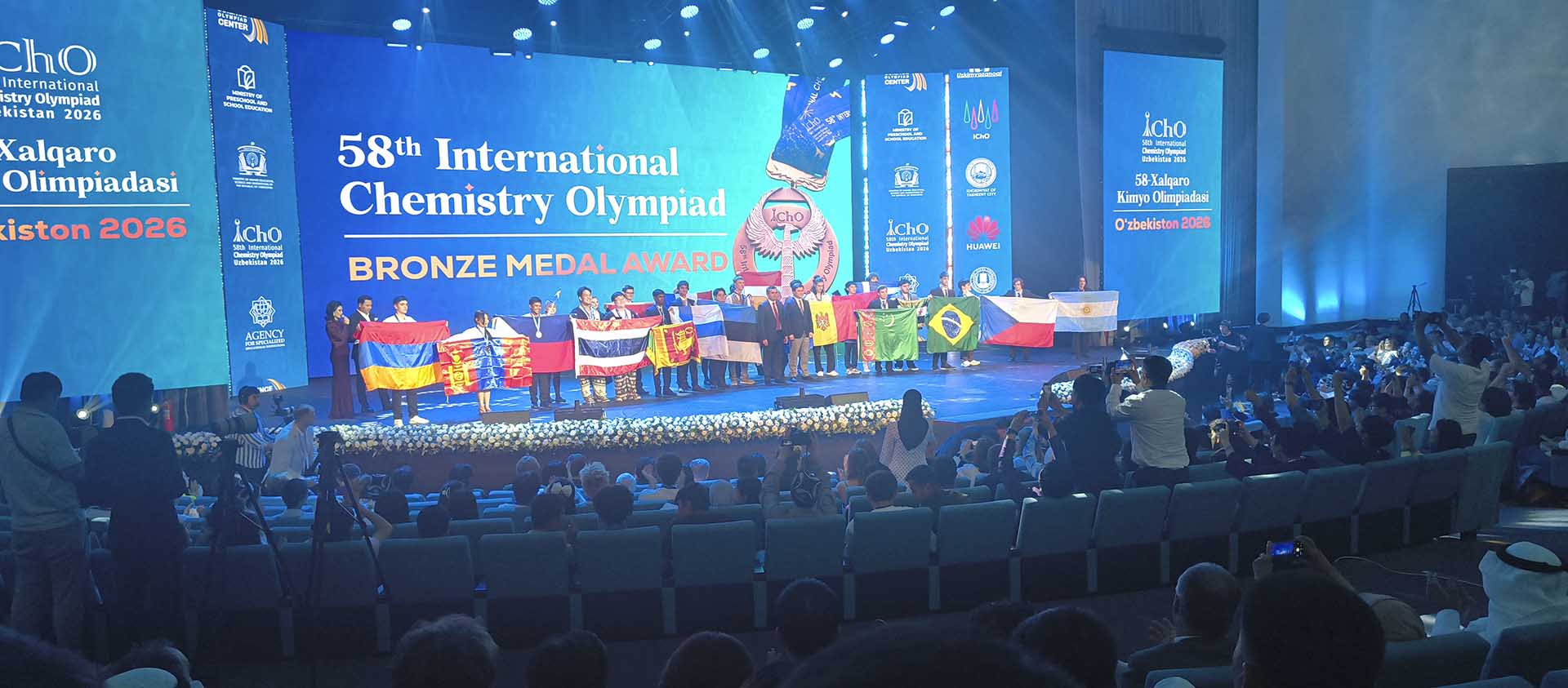 Histórica actuación en la Olimpiada Internacional de Química