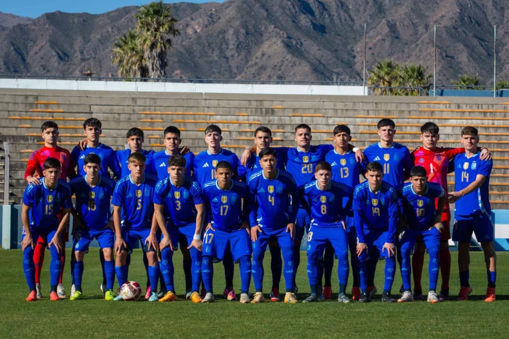 La Selección Sub 20 festejó en San Luis