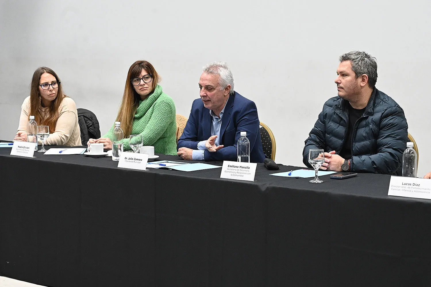 Julio Zamora acompañó un encuentro de fortalecimiento institucional con entidades