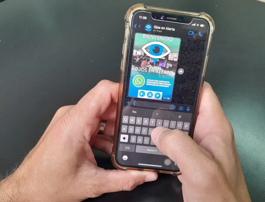 Aumentan los avisos de Ojos en Alerta que llegan por Whatsapp