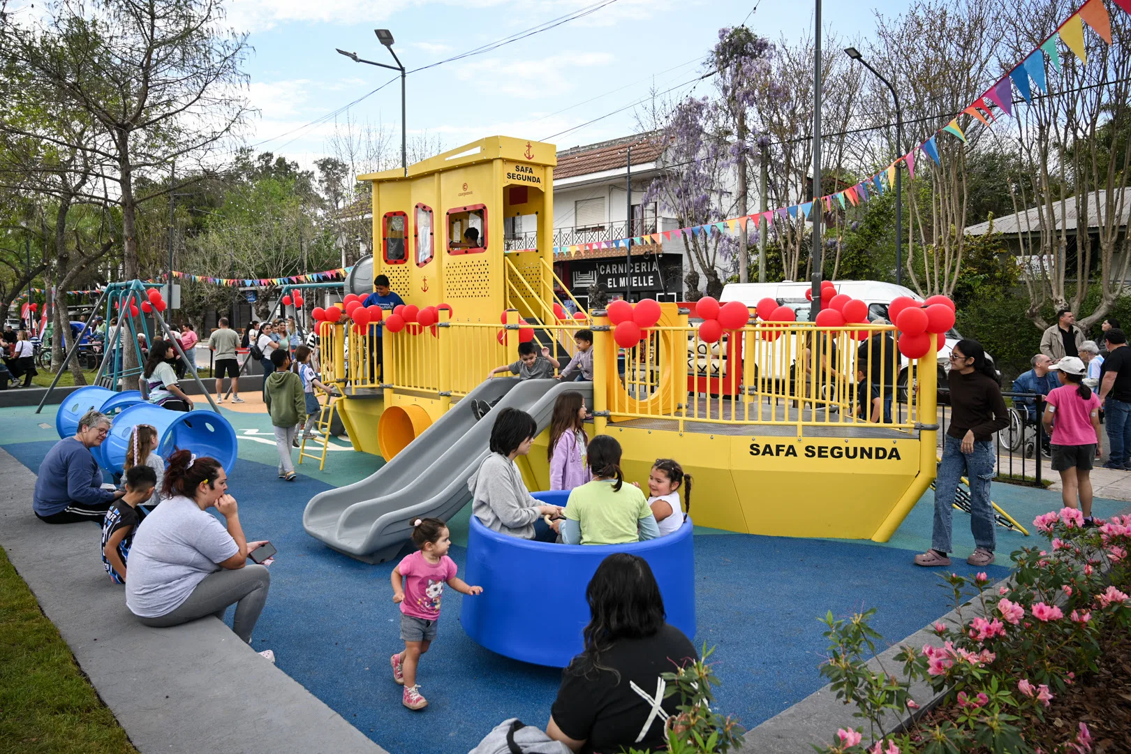 Plaza Ciudad del Delta: Tigre inauguró el espacio público N° 107 en Dique Luján