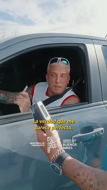 El Polaco en un control de alcoholemia: “Hay que ir con un conductor elegido”