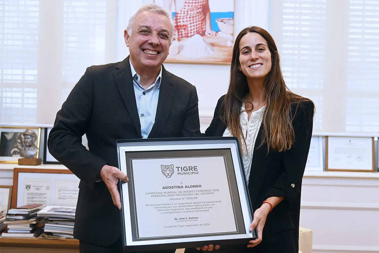 Personalidad Destacada del Deporte a Agostina Alonso, de Las Leonas