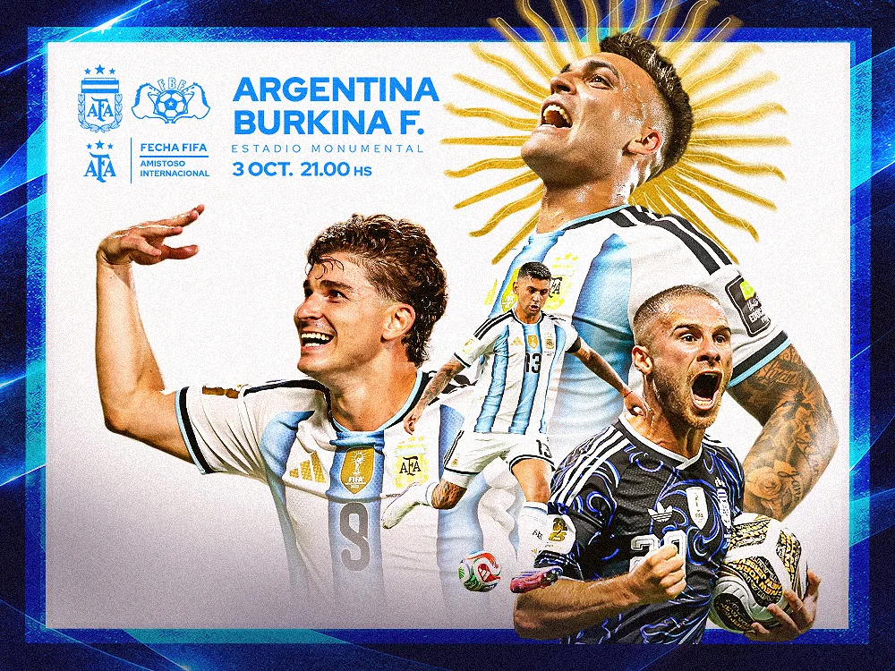 Argentina enfrentará a Burkina Faso, desde las 21, en la fecha FIFA
